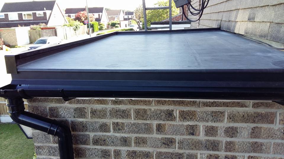 EPDM Firestone Rubber Roofing on etention